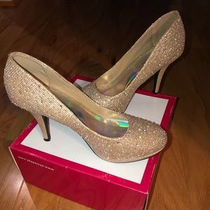 sparkly heels